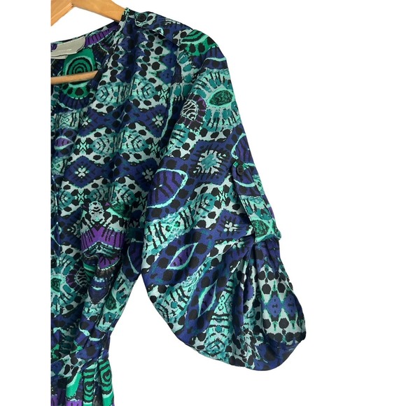 Anthropology‎ Maeve Women’s Size Medium Aztec Print Button Up iKat Dress - Picture 4 of 8